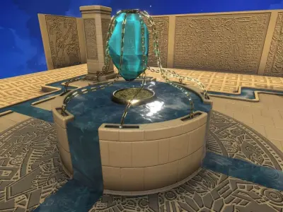 Mayan Altar Low-poly 3D model