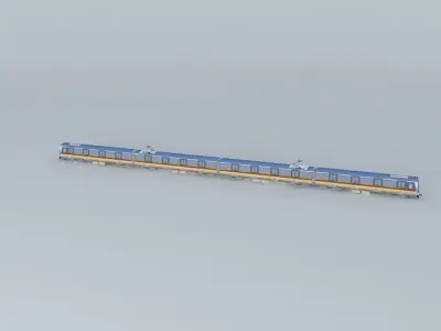 Shanghai Metro Line5 AC04 TrainALSTOM SH Company Free 3D model