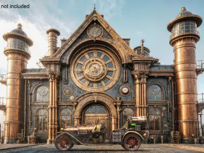  Vintage Steampunk Convertible 