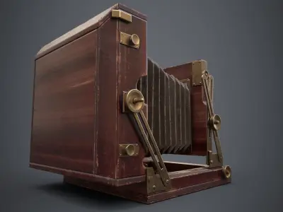 old camera Low-poly 3D model purchase