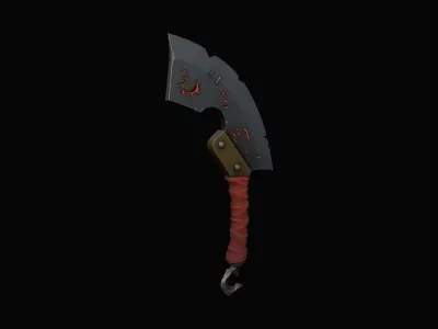 Cleaver-Knifes Low-poly 3D model
