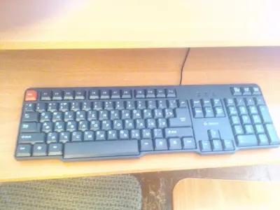 keyboard on desk Low-poly 3D model