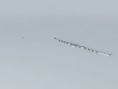 FGH silver rod Free 3D model