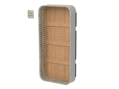 Cantina side door 1-12 scale Blackseries  3D print model
