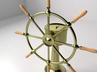 Ships Wheel 3D model