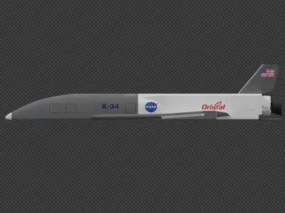 Orbital Sciences Corporation X-34 3D model
