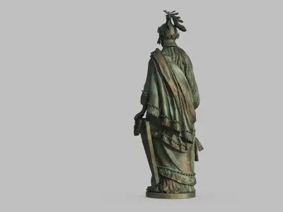 Statue of Freedom 3D model