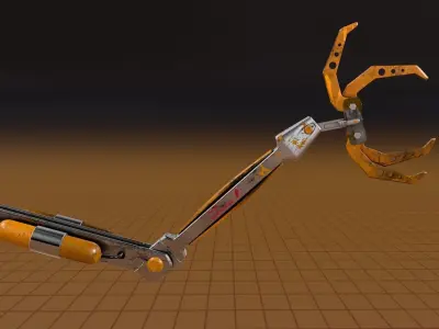 Claw Scifi Robot 3D model