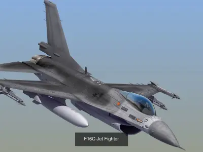 Military Aircraft Set 01 3D Model Collection