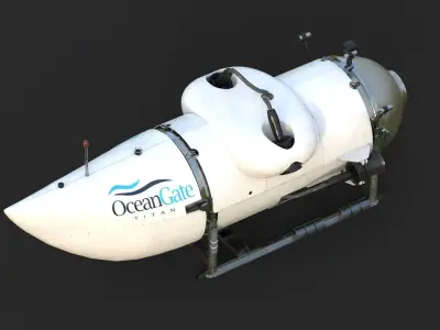 OceanGate Titan submarine 3D model