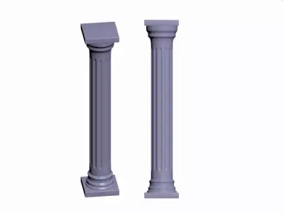 column 3D model