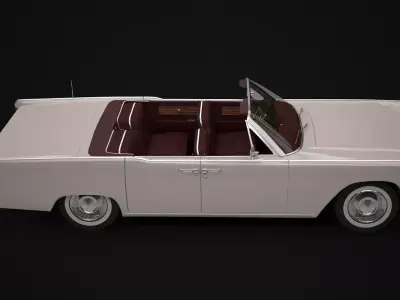 Lincoln Continental Convetible 1962 3D model