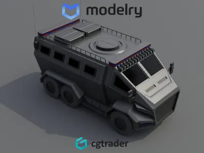 SWAT Vehicle 3D model order