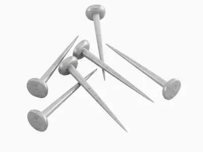 Simple Nail 02 Low-poly 3D model