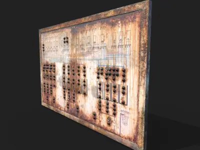 Old Control Panel 3D model purchase