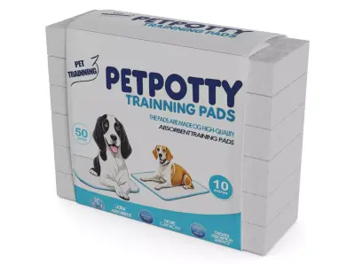 Animal accessories Pet Training Pads 3D model