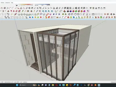 Office building sketchup model 3D model