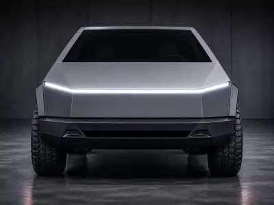 Futuristic Electric Pickup car 3D Printable STL Model Cyber SUV 3D print model