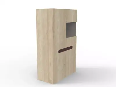 Modern Cabinet Low-poly 3D model