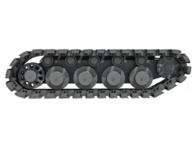 Tank Track 3D model