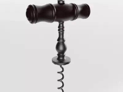 Victorian Corkscrew 3D model