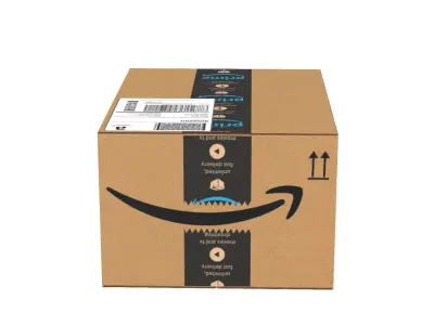 Amazon Box 2F PBR 05 Low-poly 3D model