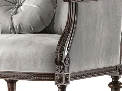 chairish armchair art 6958 3D model