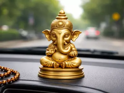 Lord Ganesh  Decorative Statue or Car Dashboard 3D print model
