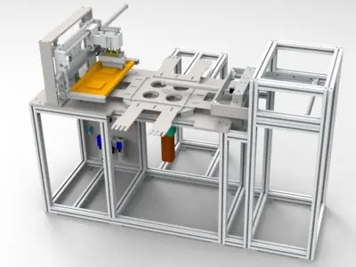 Printing equipment 3D model