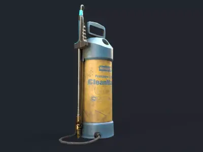 Garden Sprayer Low-poly 3D model