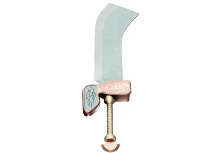Sword 21 Low-poly 3D model