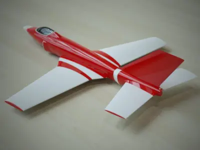 Simple jet concept 3D model