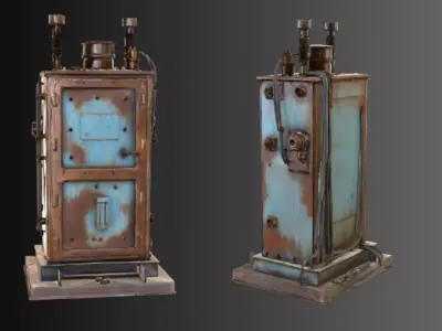 APOCALYPTIC them Free low-poly 3D model