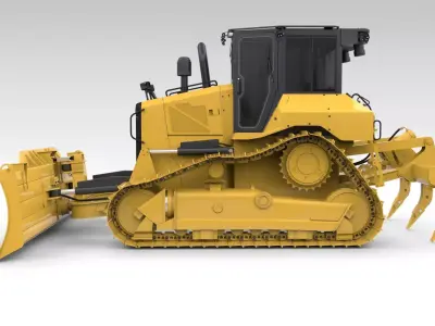Medium Bulldozer 1  3D model