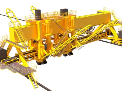 retomadora ponte 3D model