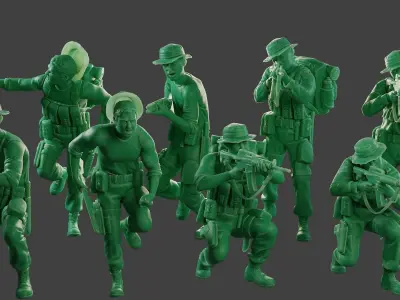 Modern Jungle Soldiers MJS1 Pack 2