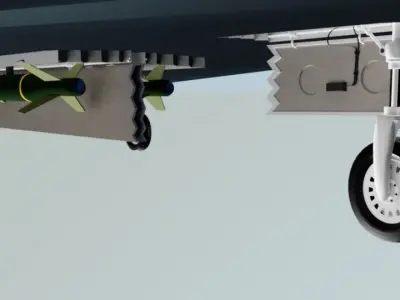 F117 Stealth 3D model