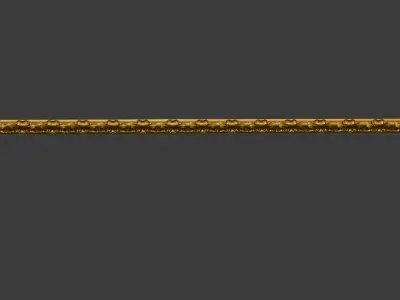 Neoclasic baguette for furniture kitchen cabinets interiors 3D print model