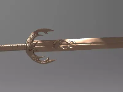 Angel low res Sword Fantasy  3D model
