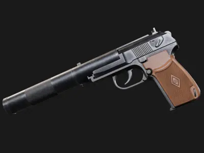Grau 6p9 PB Low-poly 3D model