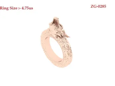 Dragon Ring 3D print model