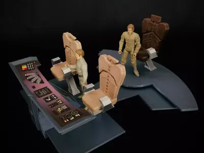 USS Reliant Bridge Control Center Console - The Wrath of Khan 3D print model
