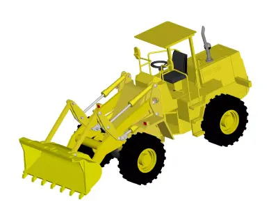loder 3D model by truck-3d