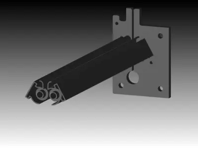 Peach laminator side holder Free 3D model