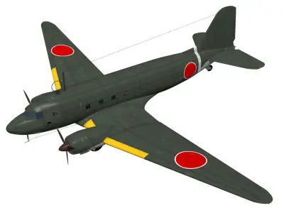 Nakajima L2D Type0 Tabby 3D model