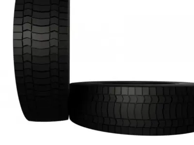 Truck Tire 3D model by Sergey