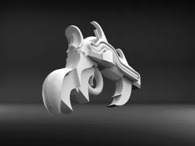Weapon Free low-poly 3D model