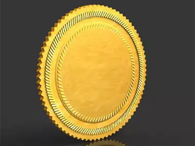 round achievement Free 3D model