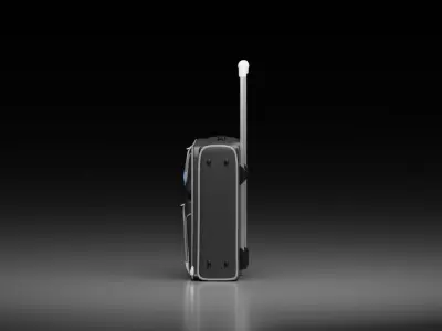 Simple Modern Suitcase 3D model