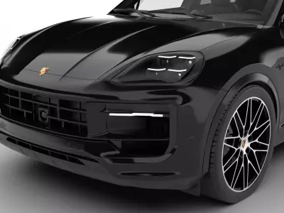 Porsche Cayenne S E-Hybrid Black Edition 2025 3d model 3D model